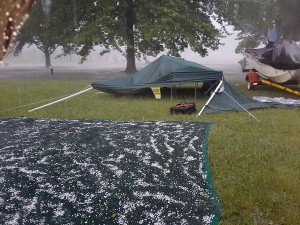 Carnage after a Midmar hail storm