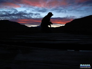 Fly Fishing At Sunset