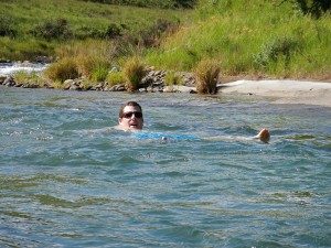 Floating down the Lotheni