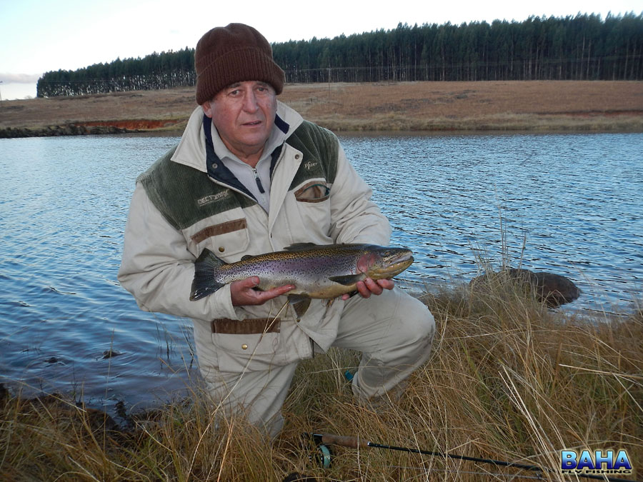 Alan with a great rainbow trout