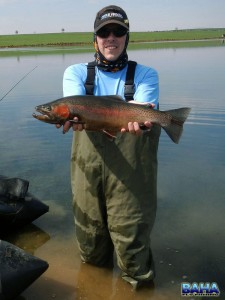 A 2kg rainbow I caught