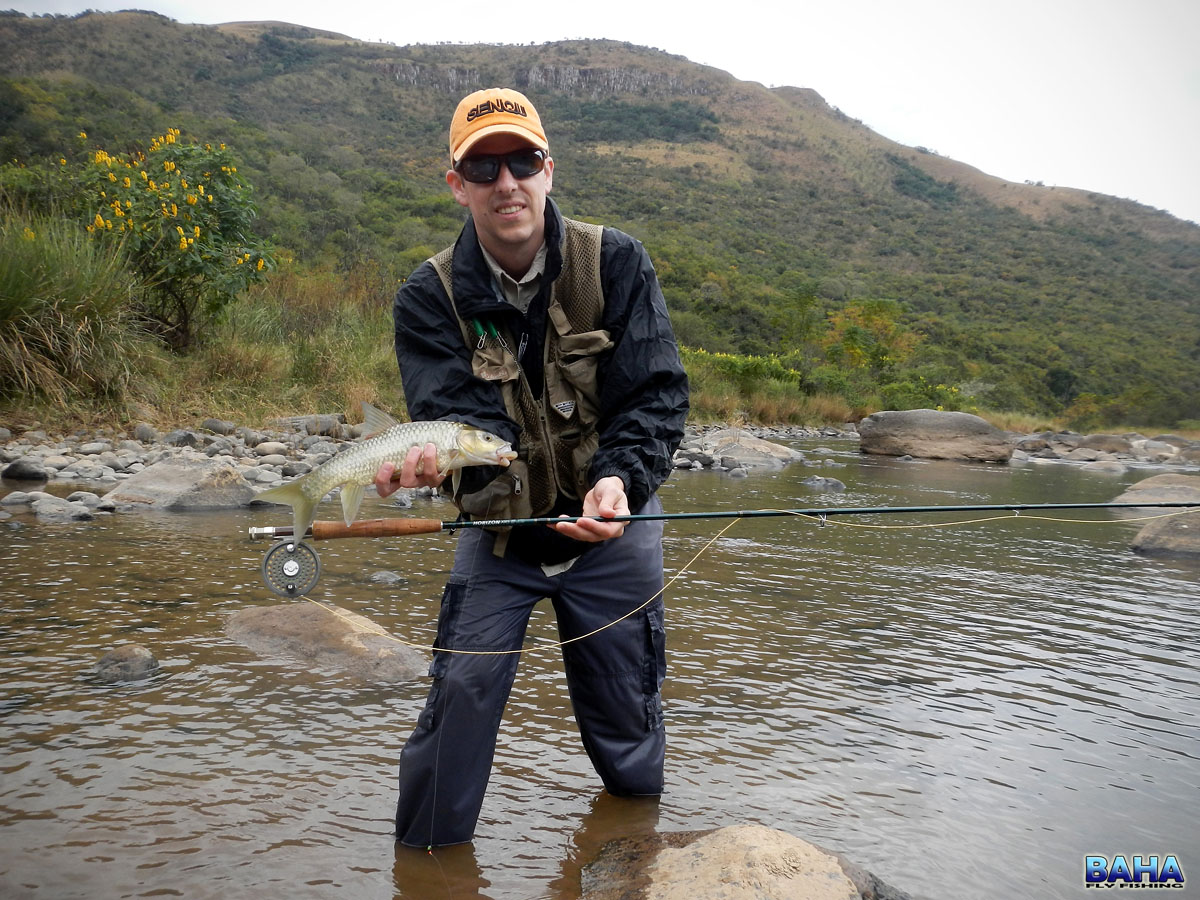 My best scaly of the day. Not a massive fish, but a trophy considering the conditions.