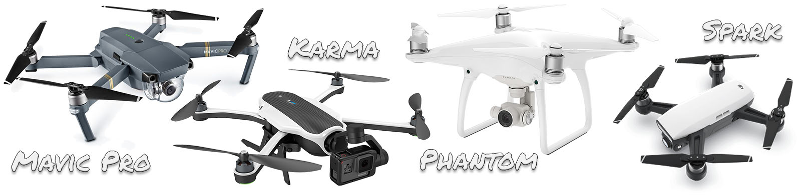 The 4 drones I considered when purchasing