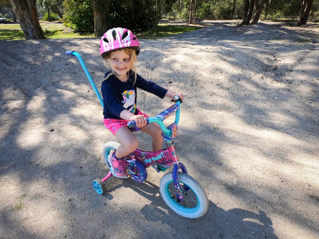 Katie at the Mallabula bike track