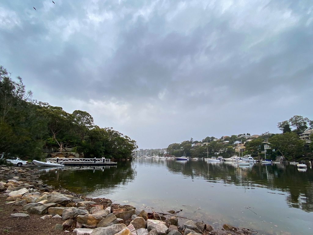 The Tunks Park Boat Ramp on a cloudy morning