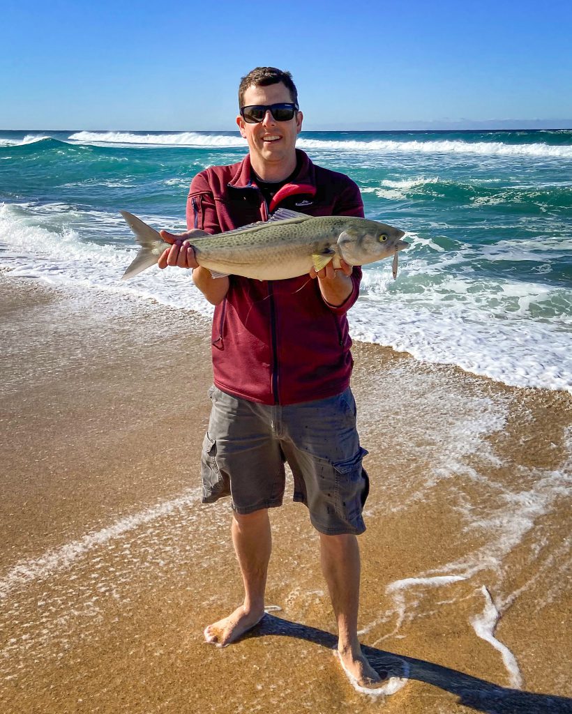 A nice Aussie Salmon I picked up at Blacksmiths Beach