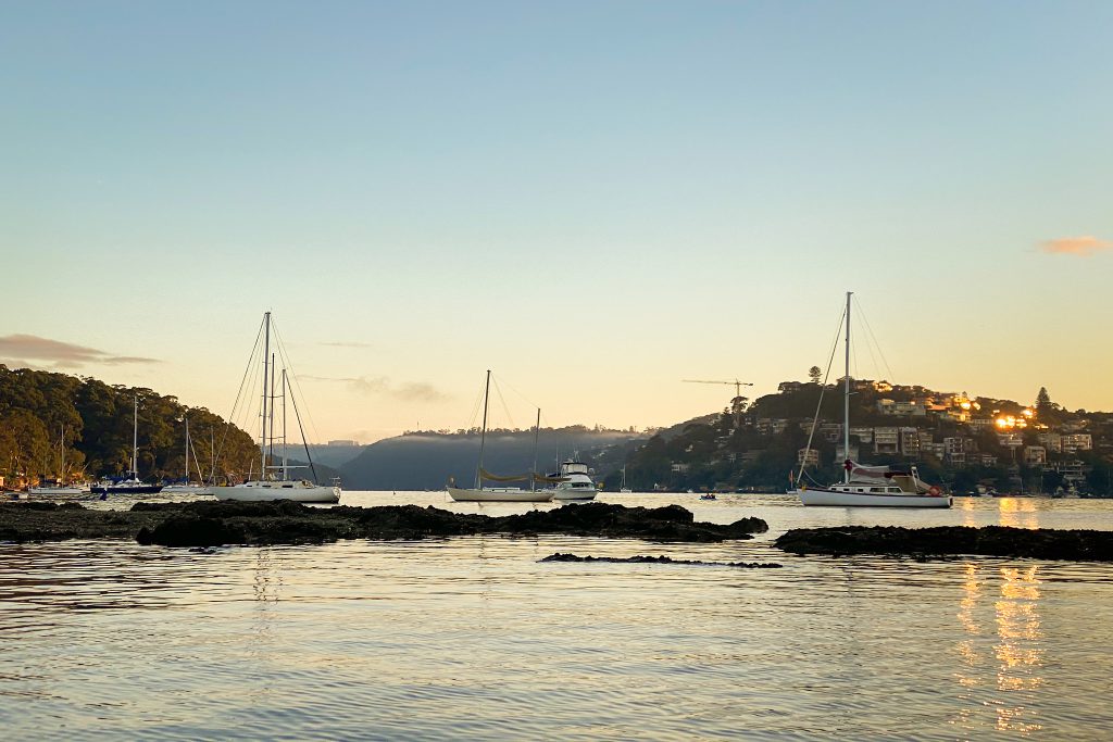 Sunrise over Middle Harbour