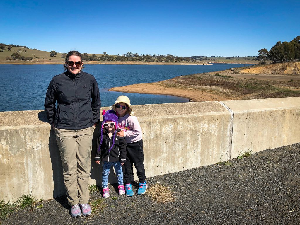 Lake Oberon dam wall