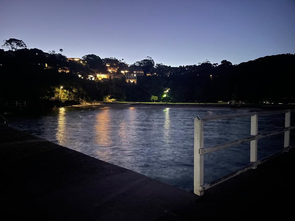 Clifton Gardens at night (Courtesy of Frog Dive)