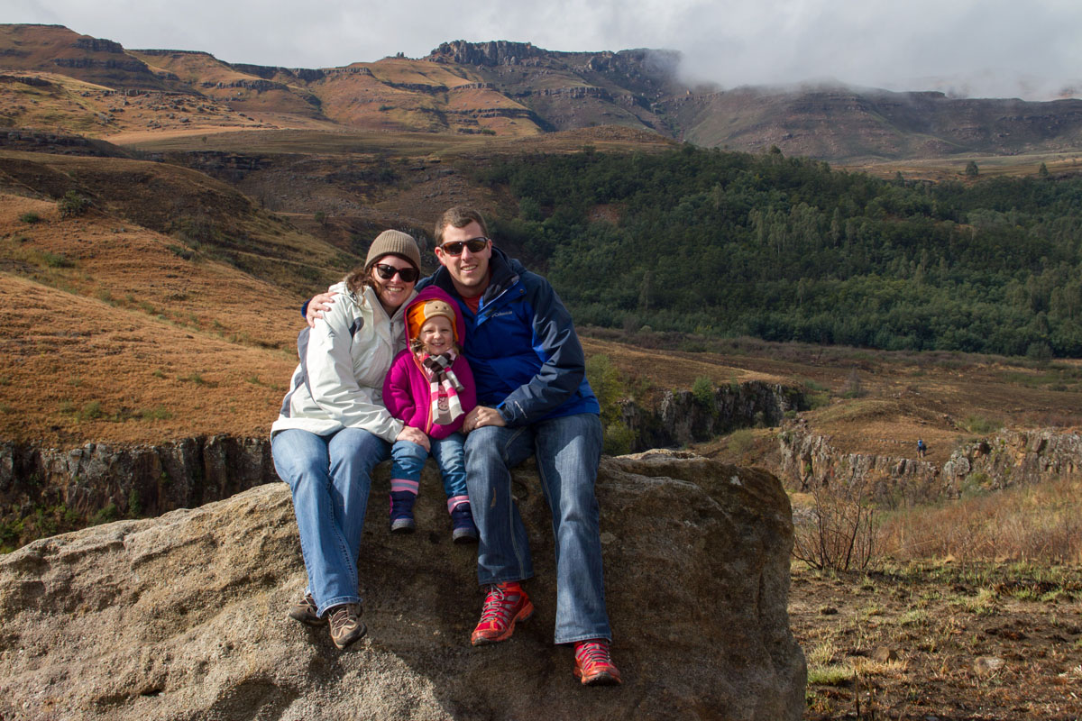 Hunting for snow near Sani Pass