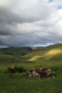 Braaiing at Lotheni