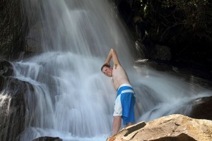 Showering at Jacobs Ladder