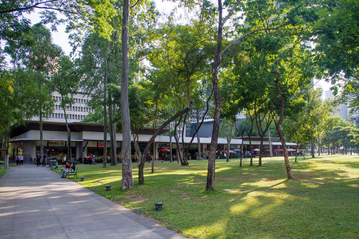 Ayala Triangle Gardens park, Manila