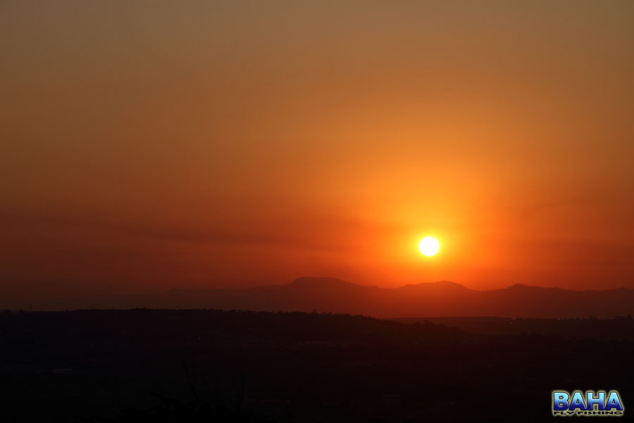 Sunset on route to the Boston Dargle Fly Fishing Festival