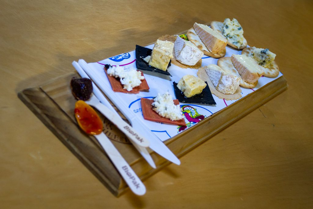 The tasting platter at the Hunter Valley Cheese Factory