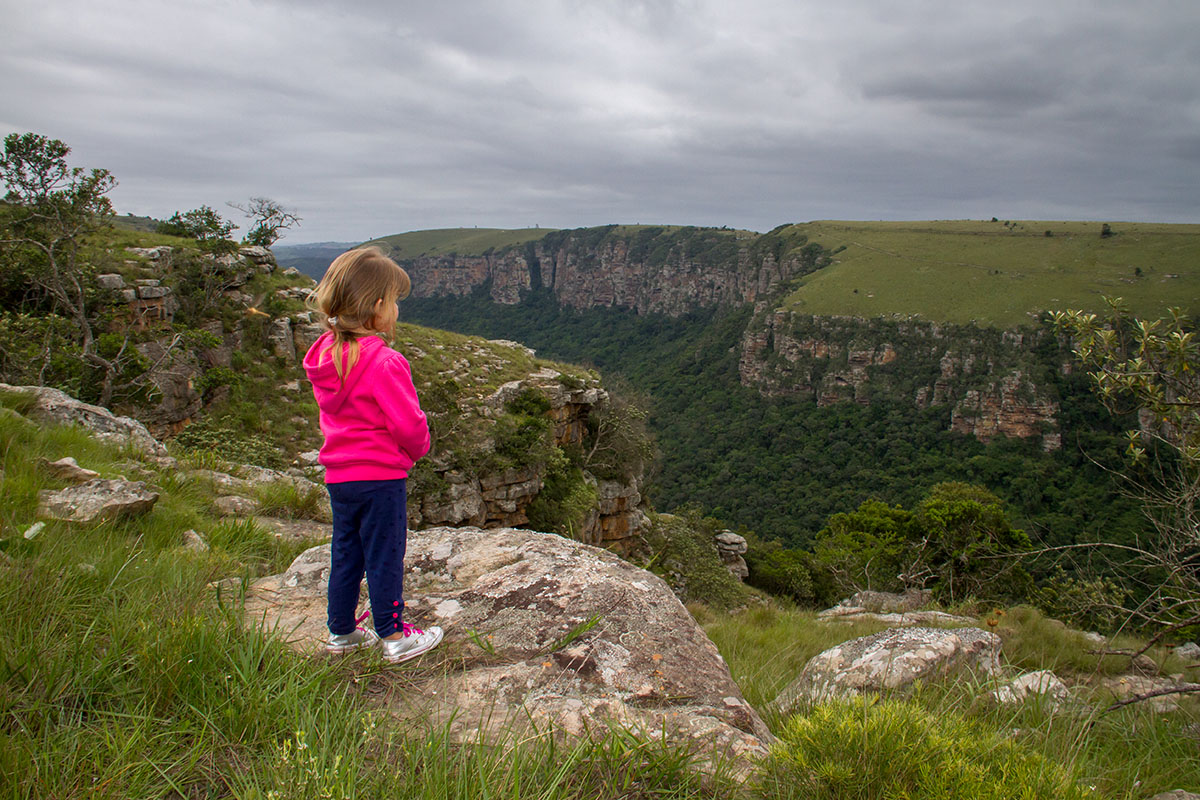 Emma overlooking Oribi Gorge