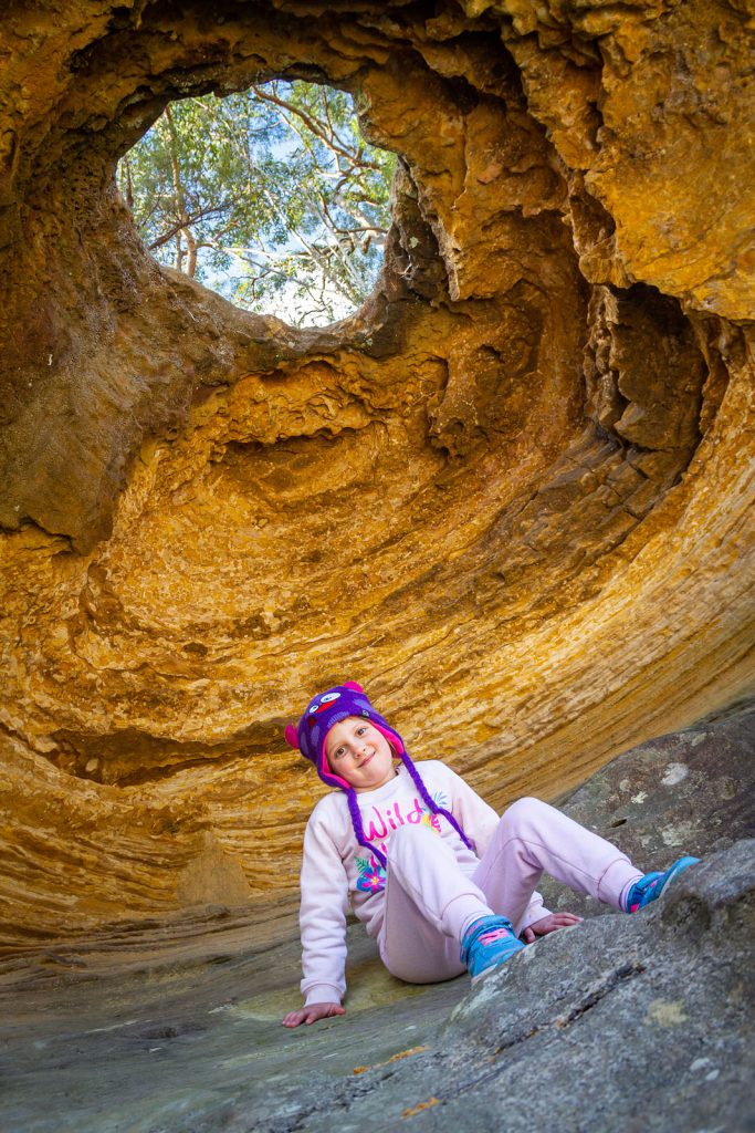 Emma relaxing at Hangman's Rock