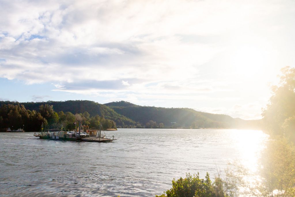 The Wisemans Ferry Crossing