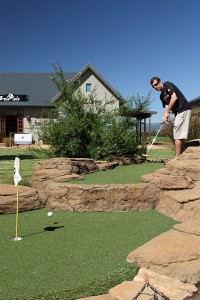 Mini golf at Piggly Wiggly