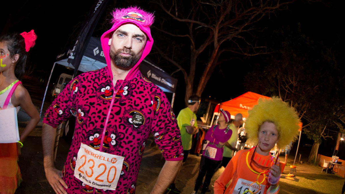 Dave at the Merrell Durban Winter Night Run