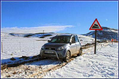 Terios In The Snow
