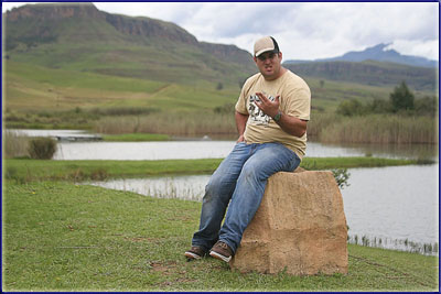 Nick Relaxing At Eland Dam