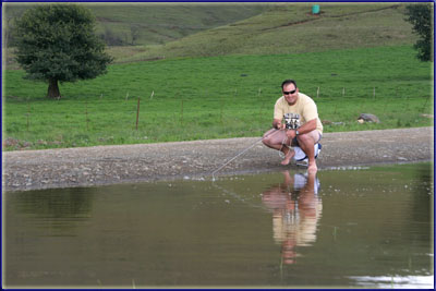 Nick Fishing The Puddle
