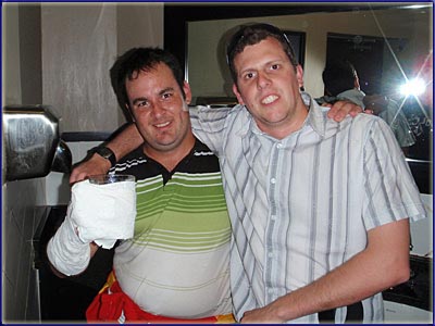 Nick And Warren At Nick's Bulls