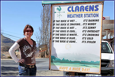 Sharon At The Clarens Weather Station