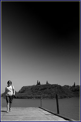 Sharon On The Jetty At MacNicols