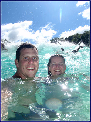 Warren And Sharon At The Valley Of Waves