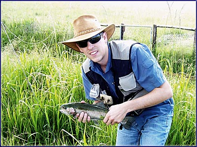 Warren With A Small Kamberg Trout