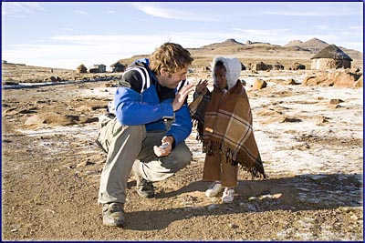 A Besotho Girl With Western