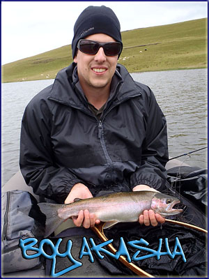 Warren Looking Ali G Like With A Trout