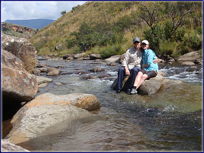 Warren And Sharon On The Bushmans