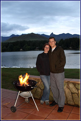 Warren And Sharon At Lake Naverone