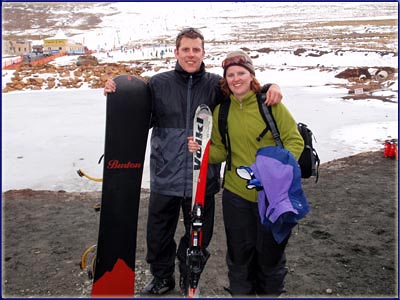 Sharon And Warren At Afriski, Lesotho