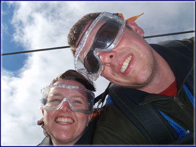 Sharon And Warren On The Zip 2000