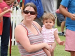 Sharon and Emma enjoying the show