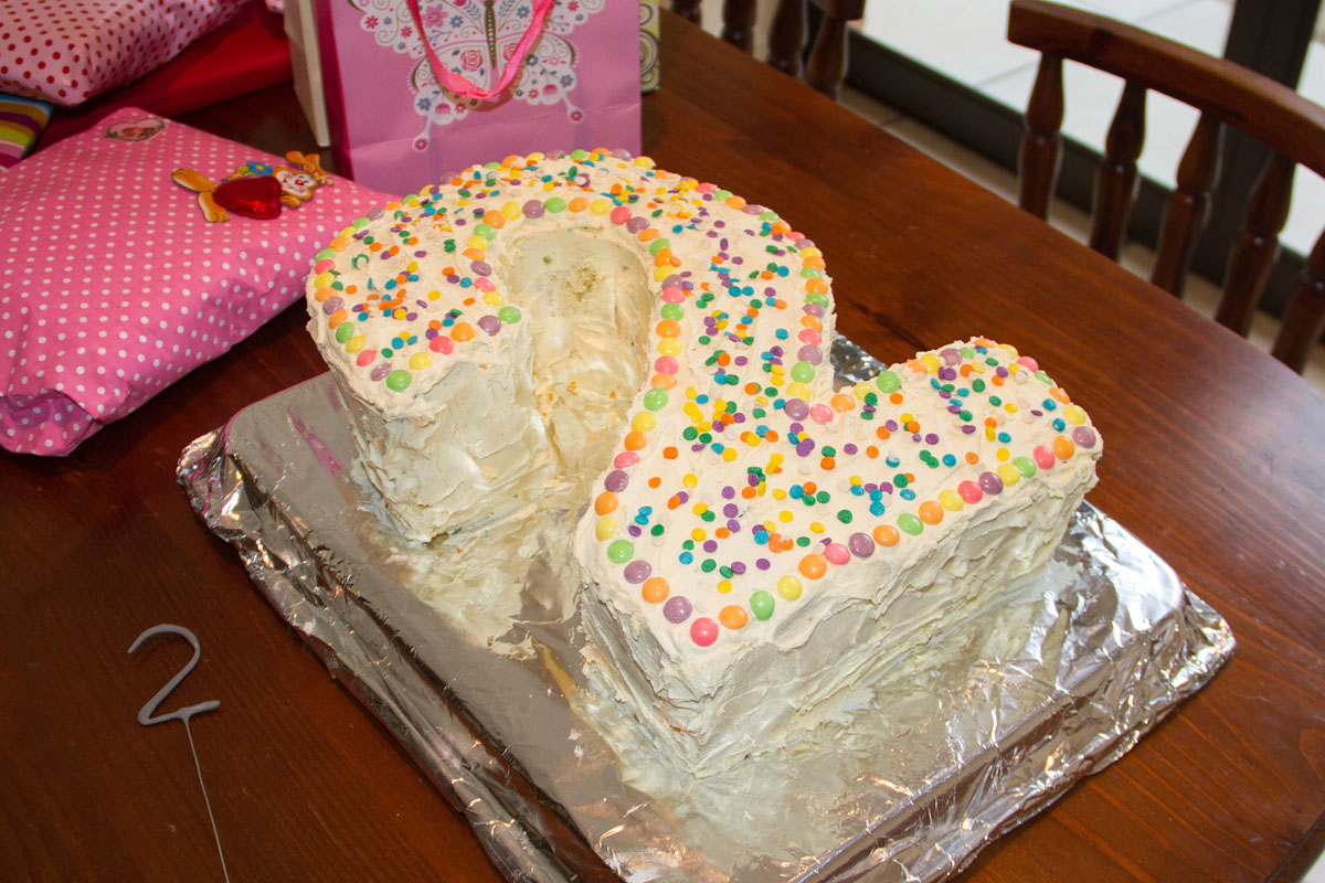 Emma's cake - 24 eggs and big enough to feed an army