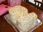 Emma's cake - 24 eggs and big enough to feed an army
