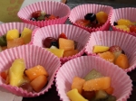 Fruit cups for the kids