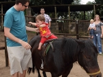 Emma wasn\'t so keen on the pony