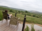 Warwick enjoying the view at Nselweni