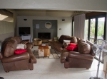 The lounge in the conference center at Nselweni